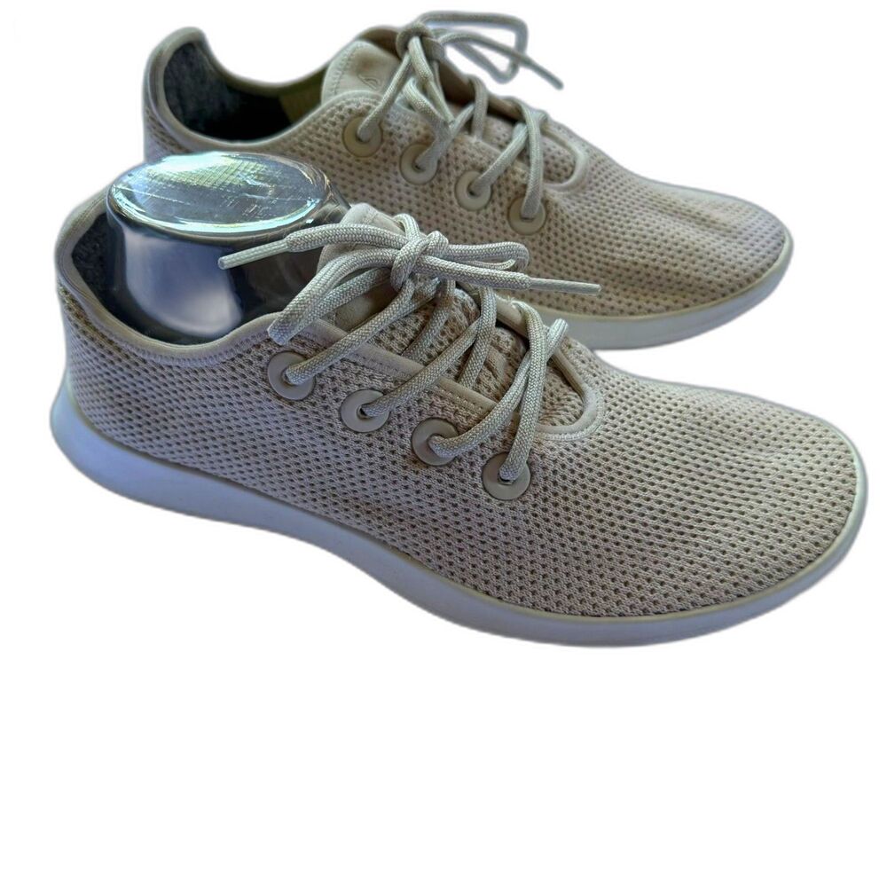 Allbirds Men's Off-White Tree Runners Lightweight Breathable Sneakers Size 9